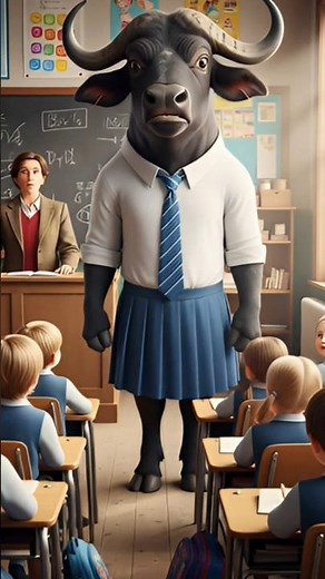 The cow in the computer #shortvideo #short #buffalo #computer