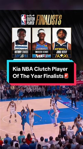 Kia NBA Clutch Player of the Year Finalists 2025-26