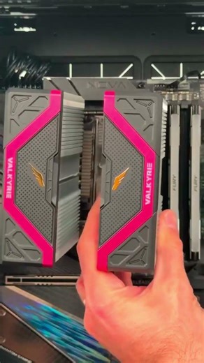 Installing your CPU Cooler is the most satisfying part ever #valkyrie #cpucooler #pcbuild #pcparts