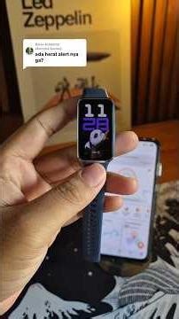 Setting heart alert di Huawei Band 10 #huaweiband10