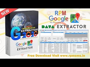 Rpm G Business Extractor Tutorial | Google data Extractor | RPMSMS