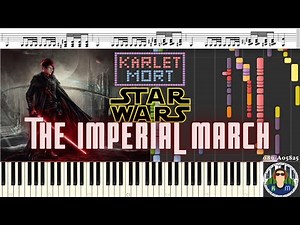 Star Wars - The Imperial March [Darth Vader's Theme] on Synthesia [MIDI + Sheet Music]