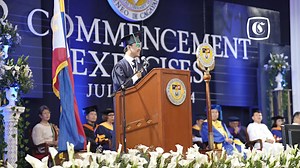 56K views · 662 reactions | LOOK: Class Valedictorian of Batch 2024 and Outstanding Graduate of the College of Agriculture, Andre' Socorro F. Doria (BS DevCom 4), delivers his valedictory speech to the XU community during the 85th Commencement Exercises on July 10 at the University Gymnasium. | The Crusader Publication | Facebook