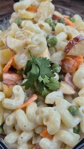 Creamy Macaroni Salad Everyone Asks For #shorts #recipe #foodie
