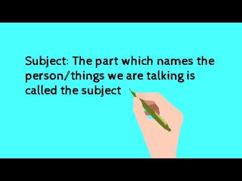 What is subject and predicate ? Difference between subject and predicate