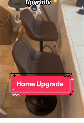 These 2-pack adjustable barstools completely changed the look of my space — without spending a fortune or picking up a toolbox 🙌 ✔️ Adjustable height for counter or bar seating ✔️ Multiple colors & styles to match any aesthetic ✔️ Easy to assemble   surprisingly sturdy Whether you're styling a kitchen island, coffee bar, home studio, or basement hangout, swapping out your stools is one of the easiest upgrades you can make. Linked in the cart if your space needs a glow-up ✨ #HomeUpgrade #Barstoo