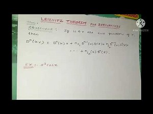 Leibnitz theorem in Telugu/Successive differentiation in Telugu/BSc Maths, engineering Mathematics