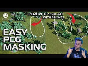 Control PCG Placement With Splines in Unreal Engine 5.7