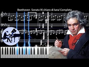 Beethoven 𝄞 Moonlight Sonata - Complete
