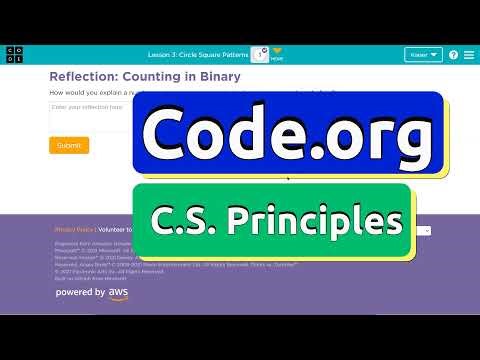 Code.org Lesson 3.1 Circle Square Patterns | Tutorial and Answer | Unit 1 CS Principles
