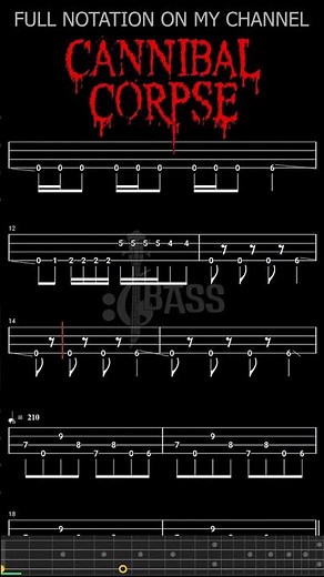 Hammer Smashed Face 𝄢 #cannibalcorpse #cannibalcorpsebass
