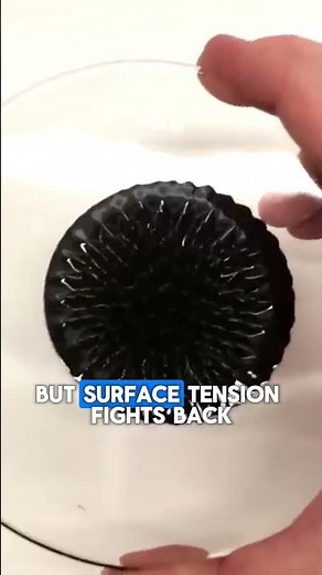 Why this liquid forms perfect spikes... 🧲