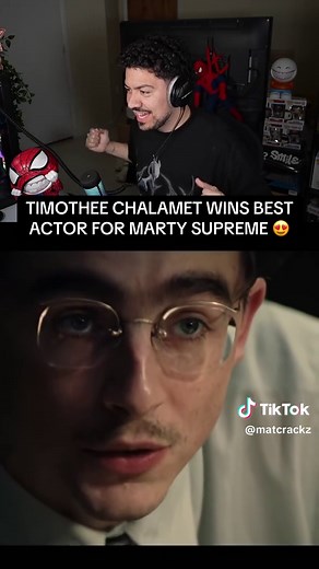 Timothée Chalamet Wins Best Actor for Marty Supreme