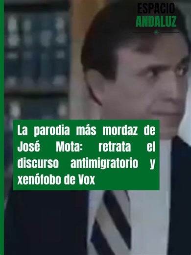 #Migrantes | La parodia más mordaz de José Mota: retrata el discurso antimigratorio y xenófobo de Vox || vídeo: @seneca_cordoba, en Tik Tok SIGUE LEYENDO en ESPACIOANDALUZ.COM #migracion #discursos #vox #antimigracion #josemota #mota #rtve #nochevieja #findeaño #2026 #parodia