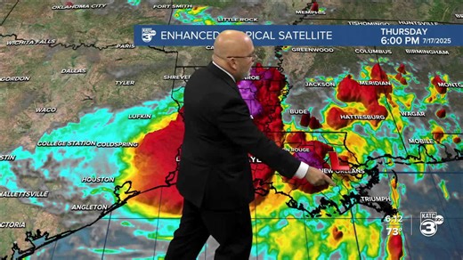 KATC Weather Forecast 6pm 07-17-25