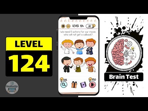 Brain Test Level 124 Walkthrough