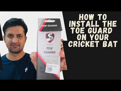 How to Install the Toe Guard on your Cricket Bat #AllaboutCricket #ProtectBat