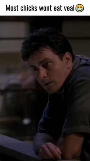 Charlie sheen most chicks wont eat veal 😂 | Two and a Half Men Shorts