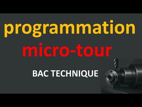 Programmation de Micro Tour | BAC Technique Fabrication Mécanique