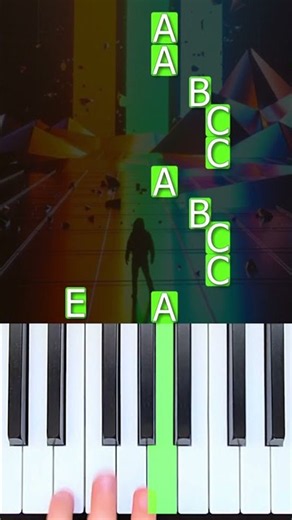 Imagine Dragons - Believer (easy piano tutorial) #shorts