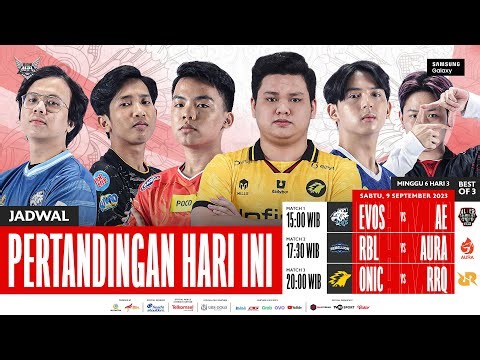 🔴 LIVE | MPL ID S12 | Regular Season Hari 3 Minggu 6 | Bahasa Indonesia