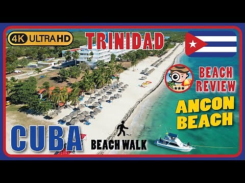 Ancon Beach Trinidad Cuba 🇨🇺 (Most beautiful southern beach) 4K Walking Tour / Beach Walk & Review
