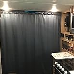 Room Divider Curtains with Flexible Ceiling Tracks Set,Blackout Curtain Ceiling Mount Curtain Track Privacy Room Dividers Ceiling Track Curtain Rod(Azure Blue Drape & Black rail W 10 × H 7 FT)