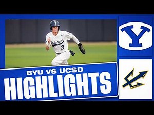 BYU vs UC San Diego Baseball| FULL GAME HIGHLIGHTS | BYU BASEBALL
