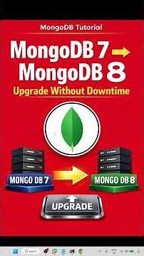 MongoDB 7 to MongoDB 8 Upgrade Without Downtime on Ubuntu (Full Step-by-Step Guide) #mongodb #devops