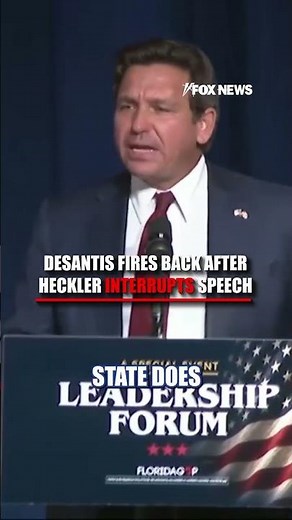 'THIS AIN'T MY FIRST RODEO': DeSantis SHUTS DOWN heckler #rondesantis #shorts #politics #florida