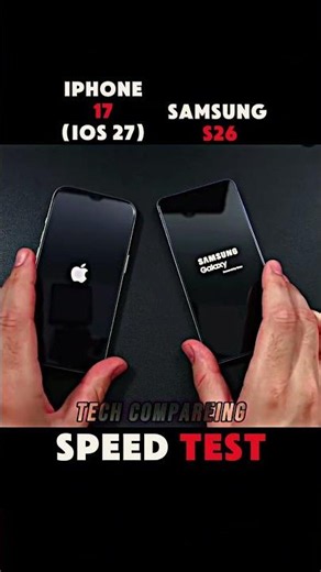 SAMSUNG S26 VS IPHONE 17 ( IOS 27 ) SPEED TEST 💥💀