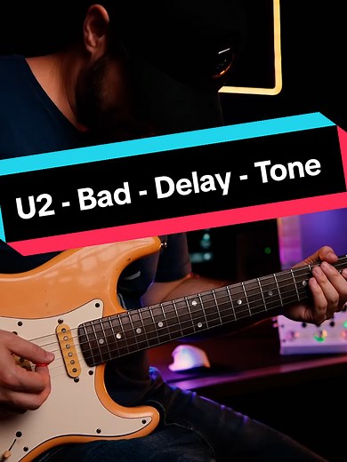 That delay tells the whole story ✨🎸 Bad — U2 | Delay Guitar #U2 #Bad #Guitar #Fyp #Guitarcover