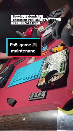 Service de réparation de consoles de jeux à domicile en Tunisie