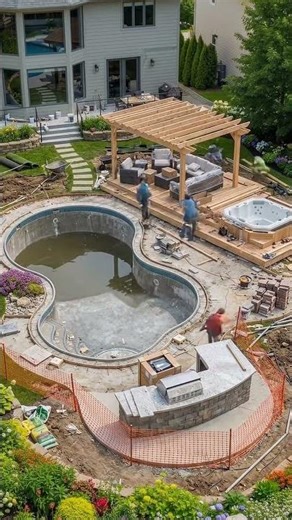 Ultimate Pool Backyard Build