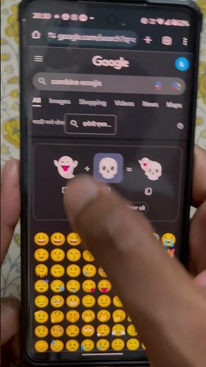 How to combine two emojis