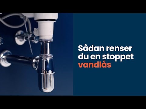Stoppet vandlås - Se hvordan du renser en stoppet vandlås | SILVAN
