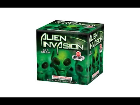 ALIEN INVASION 21 SHOT - SUNWING FIREWORKS - SWC2200T