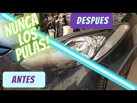 HOW to restore the HEADLIGHTS WITHOUT TOOLS *EASY and FAST *EVERYTHING you need to KNOW*