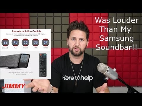 Best Soundbar of 2018 Under $110 - ABOX 2.1 Soundbar (120W)