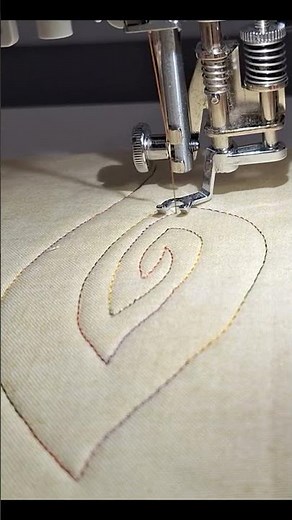 Quilting a wood grain pattern
