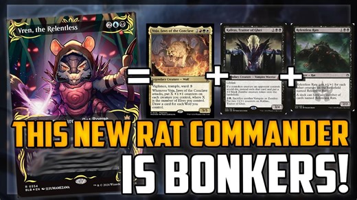 This Rat Commander is Broken! Pick Up These Cards! Relentless In Command Zone! -Magic The Gathering