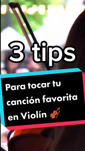 Sabes cómo tocar tu canción favorita en Violín? 🎻😁 #aprendeentiktok #tips #violin #tutorial