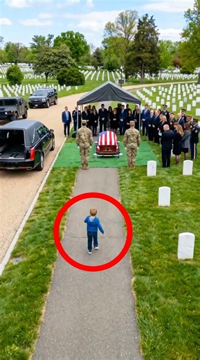 Officer Stops Boy At Coffin Then Sees The Photo His Mom Holds