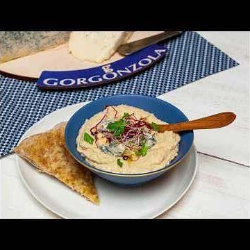 ゴルゴンゾーラ・ピカンテとひよこ豆のウムス