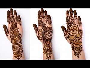 Beautiful easy front hand mehndi | stylish mehndi designs |simple mehandi design | mehandi ka design