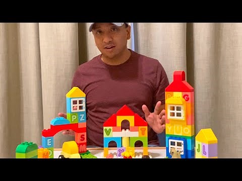 LEGO DUPLO Classic Alphabet Town Toy Set | Demo And Review