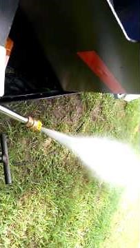How to get water from a tank to a pressure washer