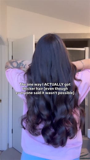 HAIR TIPS BACKED BY SCIENCE 🔬 on Instagram: "The reason my hair actually got thicker wasn’t a miracle product — it was fixing the biology at the scalp. Hair thickness is determined at the follicle, not at the ends. If the scalp environment is inflamed, congested, or nutrient-poor, follicles miniaturize and produce finer strands over time. I focused on three things: 1. Scalp health first A healthy scalp = better oxygen delivery, less inflammatory signaling, and a longer growth window. When the f