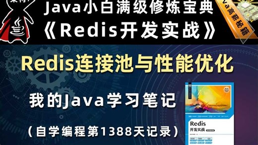 Redis连接池与性能优化【Redis开发实战、高并发数据库】，李兴华原创Java教程