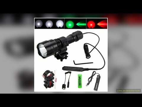 2500LM 500800M Range LED Tactical Hunting Flashlight Portable Torch Outdoor Waterproof